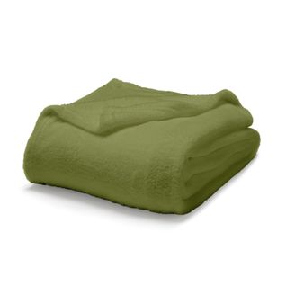 Couverture Moelleuse 220 X 240 Cm - Vert Pomme