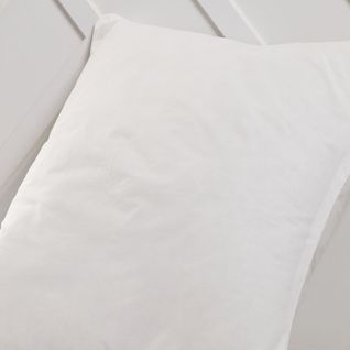 Oreiller Percale Uni Prestige En Percale De Coton - Blanc - 60x60 Cm