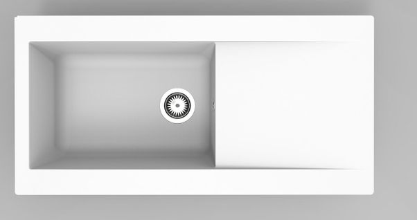 Evir résine 1 bac 100x50 cm EINNA Blanc