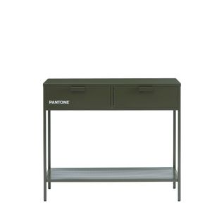 Console 2 Tiroirs En Métal Pantone L100cm