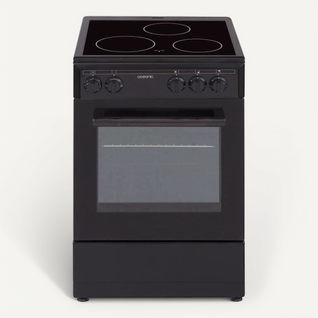 Cuisinière Vitrocéramique 50 X50 - Four Convection Naturelle - Four 48l - Noir - Cv5050b8