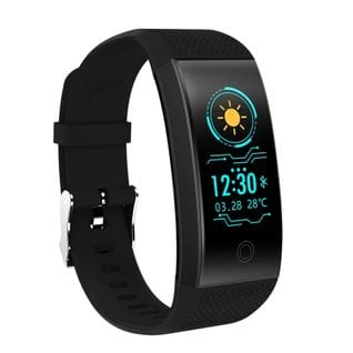 Bracelet Connecté Etanche Smartwatch Montre Cardio Ip68 Traceur D'activité Noir