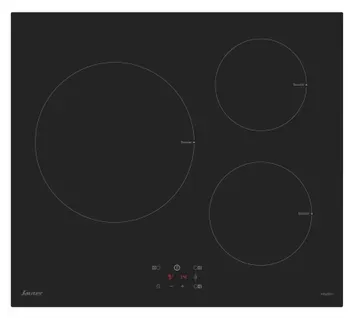 Table induction SAUTER SI934B 3 foyers Noir