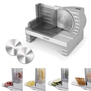 Trancheuse Électrique Avec Double Lames Inox Mslicex Kitchencook