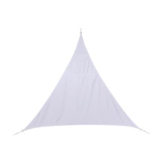 Voile D'ombrage Triangulaire Curacao - 4 X 4 X 4 M - Blanc