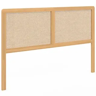 Tête De Lit Sur Pied Edhen 160 Cm Cannage Et Bois