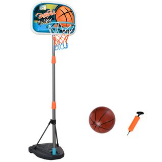 Panier De Basket-ball Sur Pied Hauteur Réglable 1,26 – 1,58 M + Accessoires