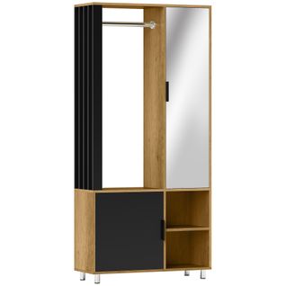 Armoire De Chambre Penderie Dressing Miroir Design Multi-rangement
