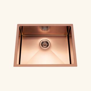 Évier Inox Cuivre Luisina Pandore 1 Bac 570x450