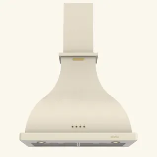 Hotte Vintage Murale Silverline Horis Beige 60 Cm