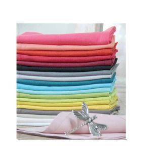 Serviette De Table Unie Et Colorée - 40x40 Cm - Blanc