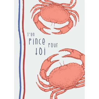 Lot De 3 Torchons Illustrations Marines En Coton Lavé - 50x70 Cm - Ecru