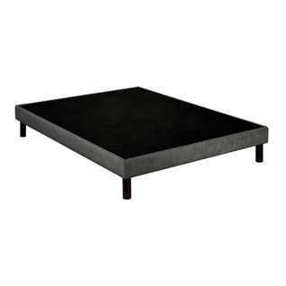 Sommier Déco Tapissier Unic Gris 80x200
