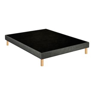 Sommier Déco Tapissier Unic Gris 80x200
