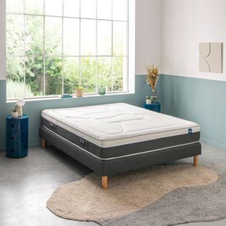 Matelas hybride 160x200 cm BULTEX LUNAR ép.25 cm vue d'ambiance 1