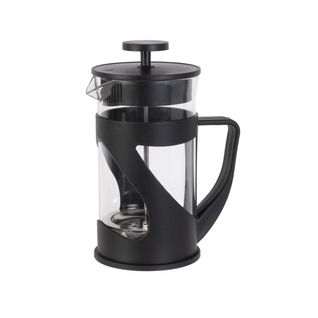 Cafetière à Piston 60cl En Verre Et Plastique Noir Pour 5 Tasses -