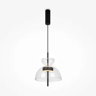 Suspension LED Moderne - Verre Silhouette Cloche Nora