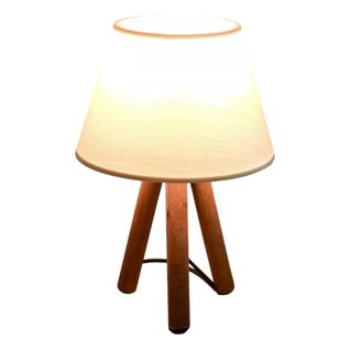 Lampe De Chevet Trépied Moderne, Abat-jour Blanc Kilis