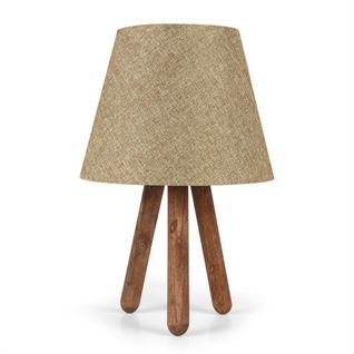 Lampe De Chevet Trépied Moderne, Abat-jour Beige Kilis