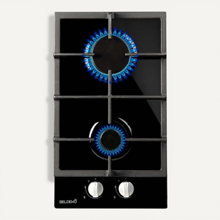 Btg2z-d01vno/b - Plaque De Cuisson 2 Zones / Verre Noir  - 4000w