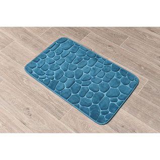 Tapis microfibre 50x80 cm  Bleu