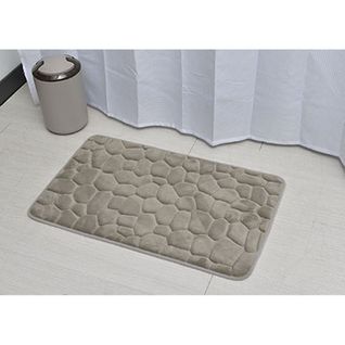Tapis microfibre 50x80 cm  Taupe