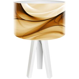 Lampe De Chevet Bois Marron 30x30x45cm