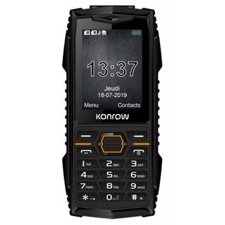 Téléphone Portable  Stone Plus - Téléphone Antichoc Certifié Ip68 - 2.4'' - Double Sim - Noir