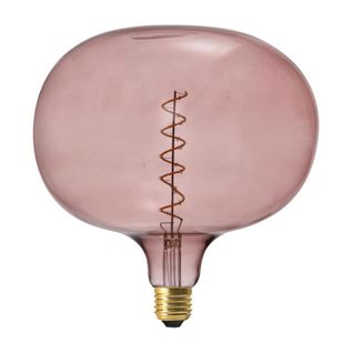 Ampoule Filaments LED "bulle" 6w Rose