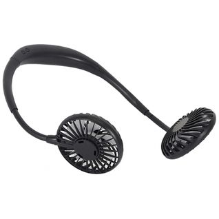Ventilateur Rechargeable Tour De Cou Lumineux (lot De 2)