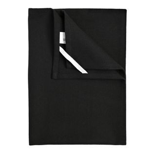 Torchon De Cuisine Unis En Coton - 45x65 Cm - Noir
