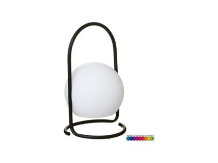Lampe D'extérieur En Métal Coloris Blanc - Diamètre 18 X Hauteur 29 Cm