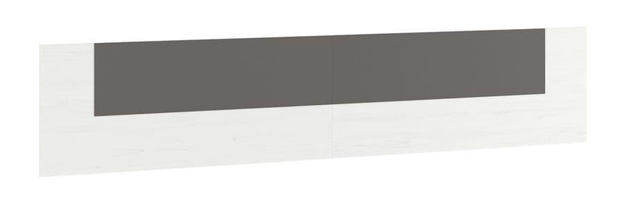 Tête De Lit Coloris Andersen, Graphite - Longueur 247 X Profondeur 3,20 X Hauteur 49,8 Cm