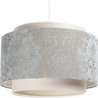 Suspension Extérieur à Motifs Beige, Intérieur Crème