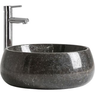 Lavabo Marbre Noir Brillant Contemporain
