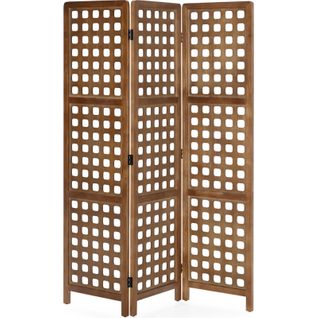 Paravent Bois Naturel Ajouré Ambiance Chaleureuse Et Design