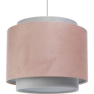 Suspension Enfant Tissu Poudré Rose Lumière Douce Chambre Fille