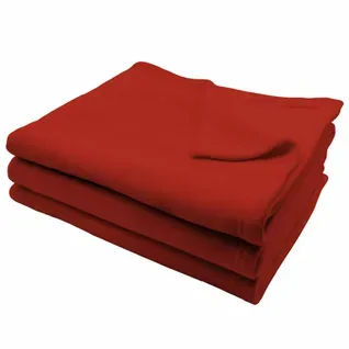 Couverture Polaire Grand Confort - 180x220 Cm - Terracotta