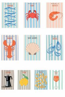 10 affiches 10x15 cm MONSIEUR MADAME Divers modèles