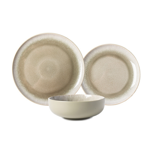 Service 18  Pièces Vert - "iris"