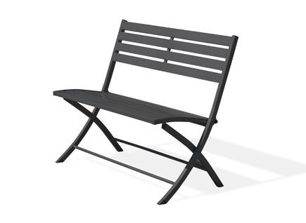 Banc De Jardin Marius En Aluminium Anthracite - Marius