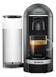 Machine à café Nespresso KRUPS Vertuo Plus titane YY2778FD