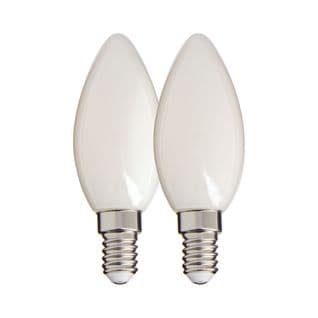 Lot 2 ampoules LED Flamme E14 XANLITE HOME Blanc chaud