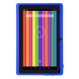 Tablette Tactile Android 4.4 Kitkat 7 Pouces Dual Core 8go Dual Cam Flash Bleue