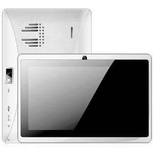 Tablette Tactile 7 Pouces Quad Core Caméra Flash Android Micro Sd Usb 12go Blanc
