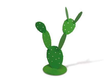 Cactus Métal Figuier H85 - Vert