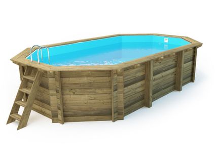 Piscine Bois "florida 130" - 6.57 X 4.57 X 1.31 M