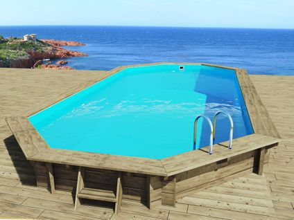 Piscine Bois " Sevilla 145 " - 8.57 X 4.57 X 1.45 M