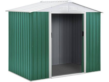 Abri De Jardin Métal "rosas" - 2,71 M² - Vert