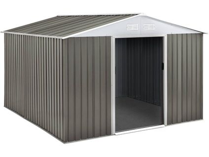 Abri Jardin Métal "dallas" - 8,84 M² - Taupe